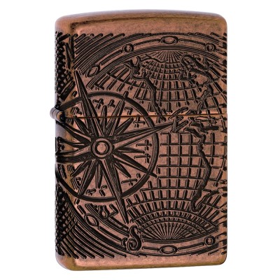 Zippo World Map Design 29853